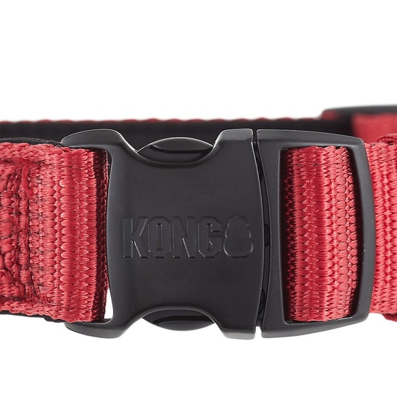 🐶 KONG® S Red Chew Resistant Dog Collar Ultra Durable Pet Pets Leash Dogs NWT - Picture 5 of 9